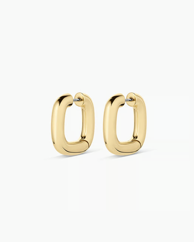 gorjana Charlie hoops in gold