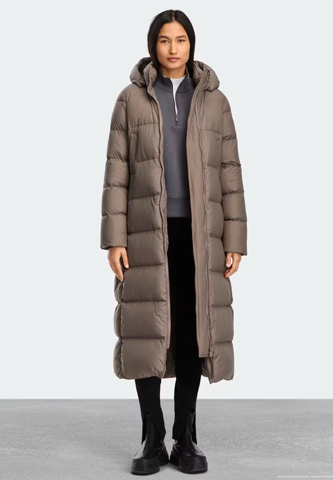 Canada Goose Women's Mystique Puffer Tonal Label - Taupe Grey