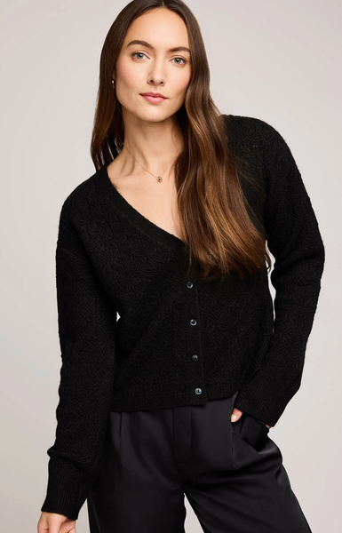 Gentle Fawn Lila Cardigan in Black