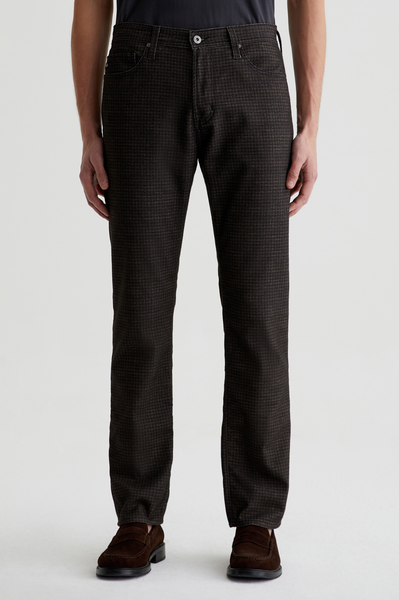 AG Men’s Everett Slim Straight - Textured Houndstooth