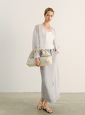 Meilleur Moment Light Weight Sheer Jacket in Light Gray