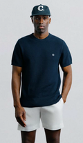 Champlain Knit SS Tee - Navy