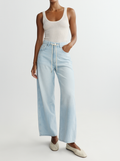 DL1961 Taylor High Rise Relaxed Barrel Jean in Poolside Aura
