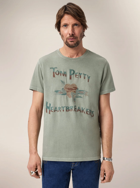 John Varvatos TOM PETTY and The Heartbreakers Logo Crew Tee - Ash