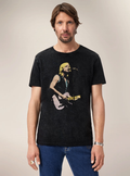 John Varvatos TOM PETTY PHOTO Crew Tee - Black