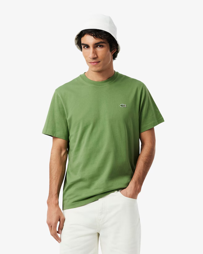 Lacoste Crew Neck Cotton T-Shirt - Green