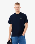 Lacoste Crew Neck Cotton T-Shirt - Navy