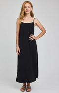 Gentle Fawn Twyla Midi Dress in Black