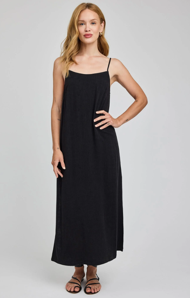 Gentle Fawn Twyla Midi Dress in Black