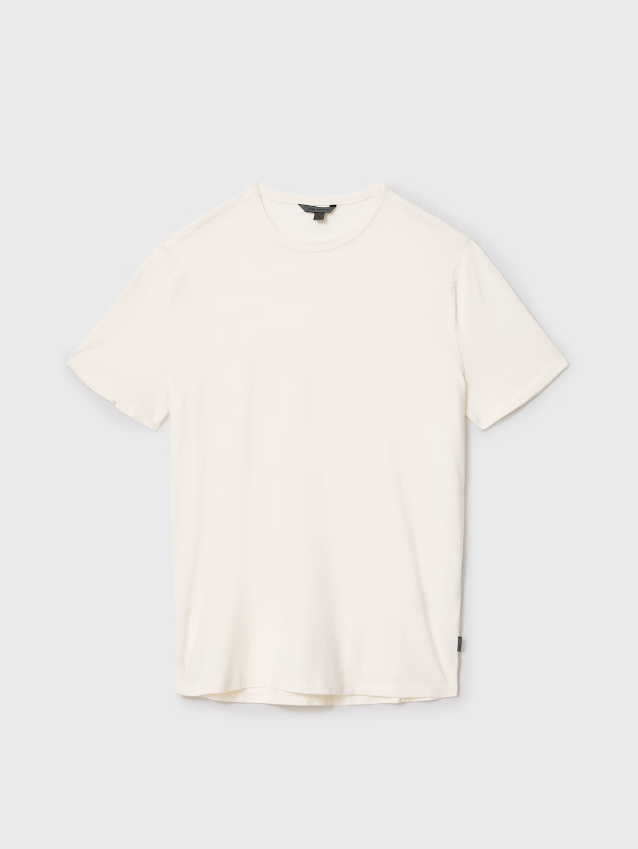 John Varvatos BALE SS Burnout Crew in Salt