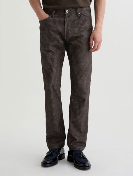 AG Men’s Everett Slim Straight - Textured Houndstooth