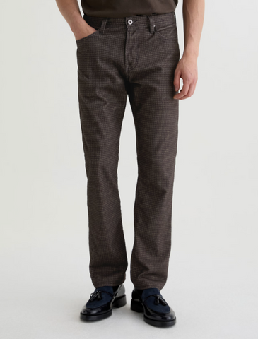 AG Men’s Everett Slim Straight - Textured Houndstooth