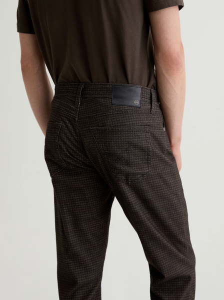 AG Men’s Everett Slim Straight - Textured Houndstooth