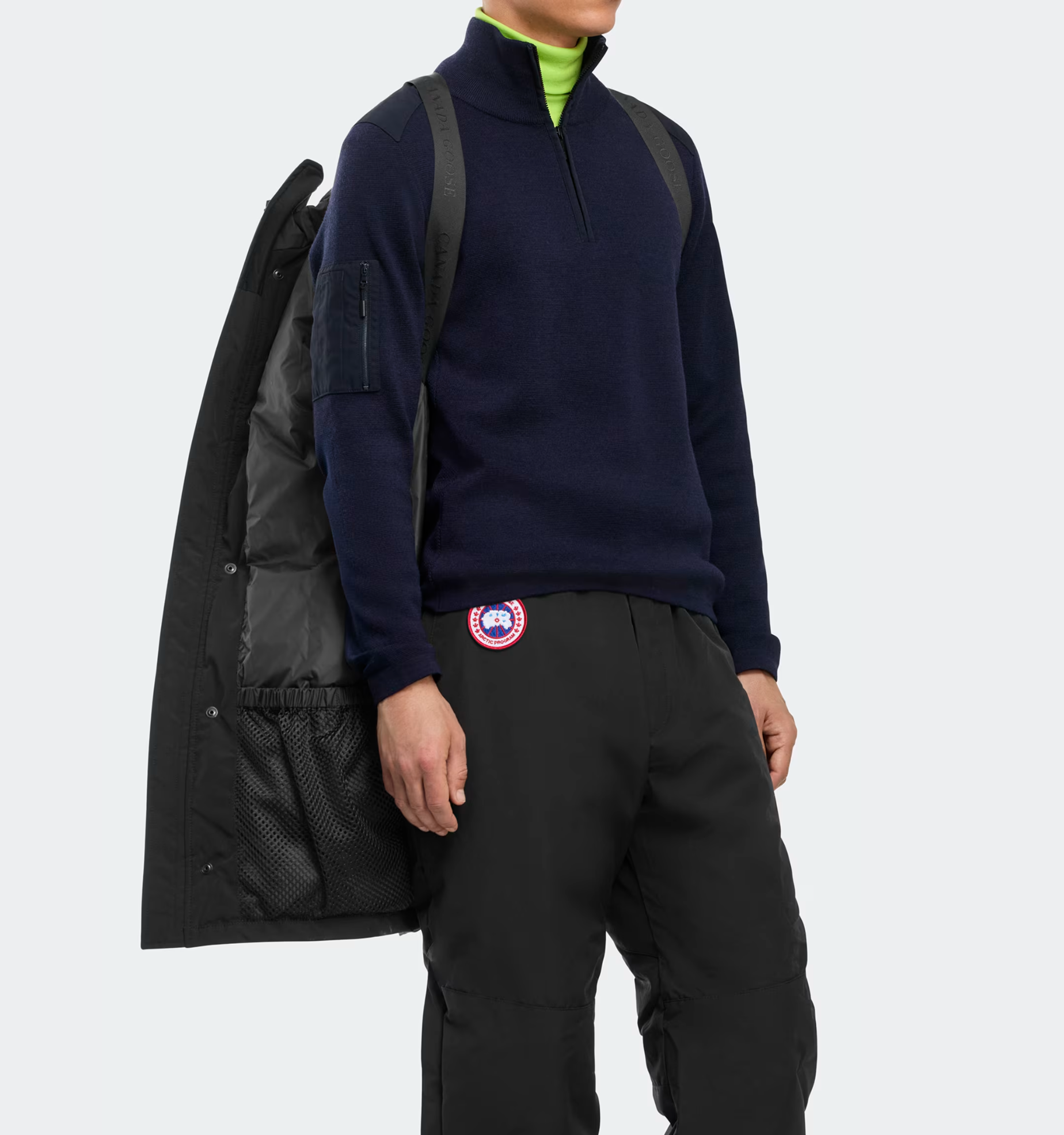 Canada Goose Men's Langford Parka CR Black Label - Black