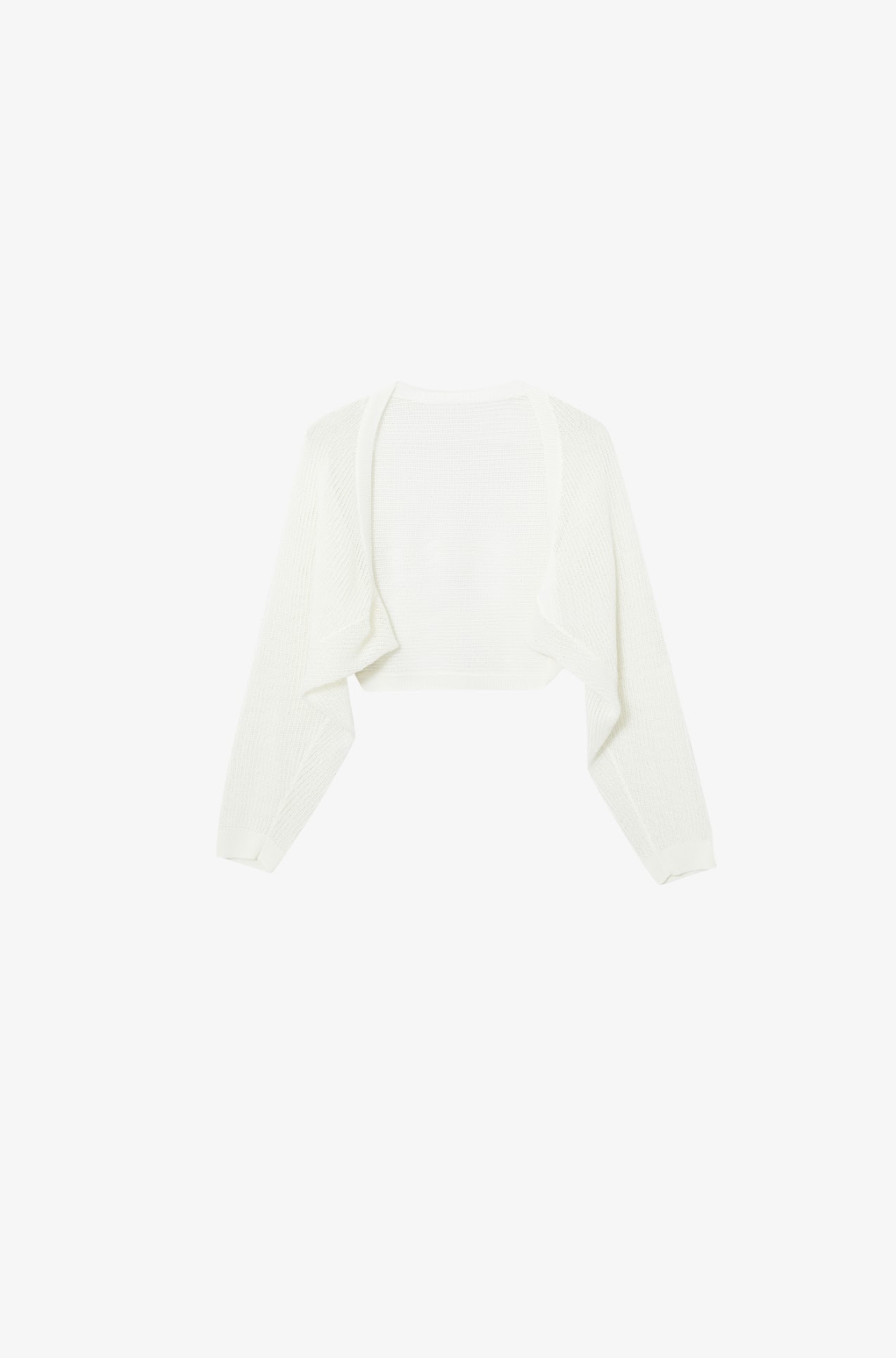 Meilleur Moment OS Shrug Sweater in White