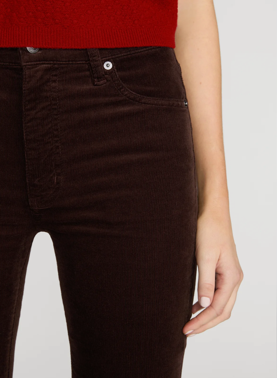 FRAME The Corduroy Reboot in Espresso