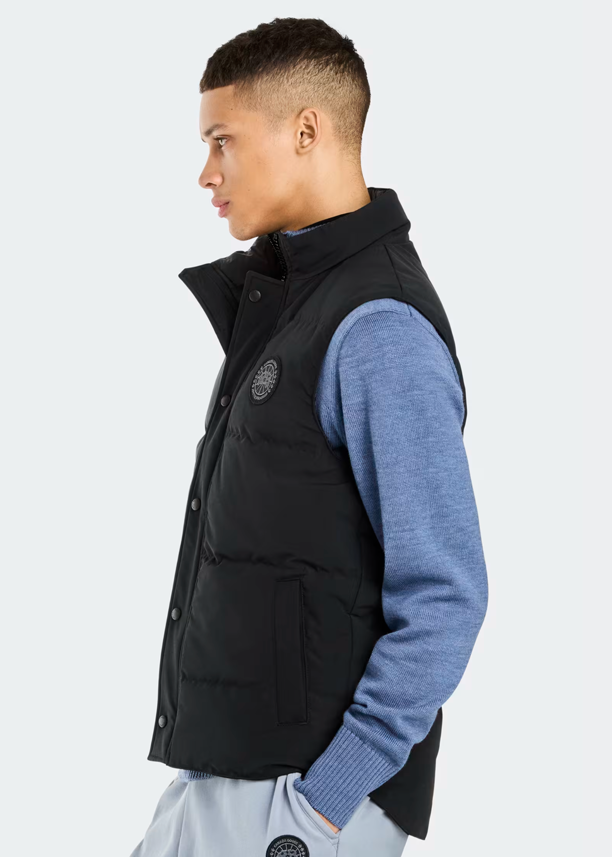 Canada Goose Men's Garson Vest CR Black Label - Black