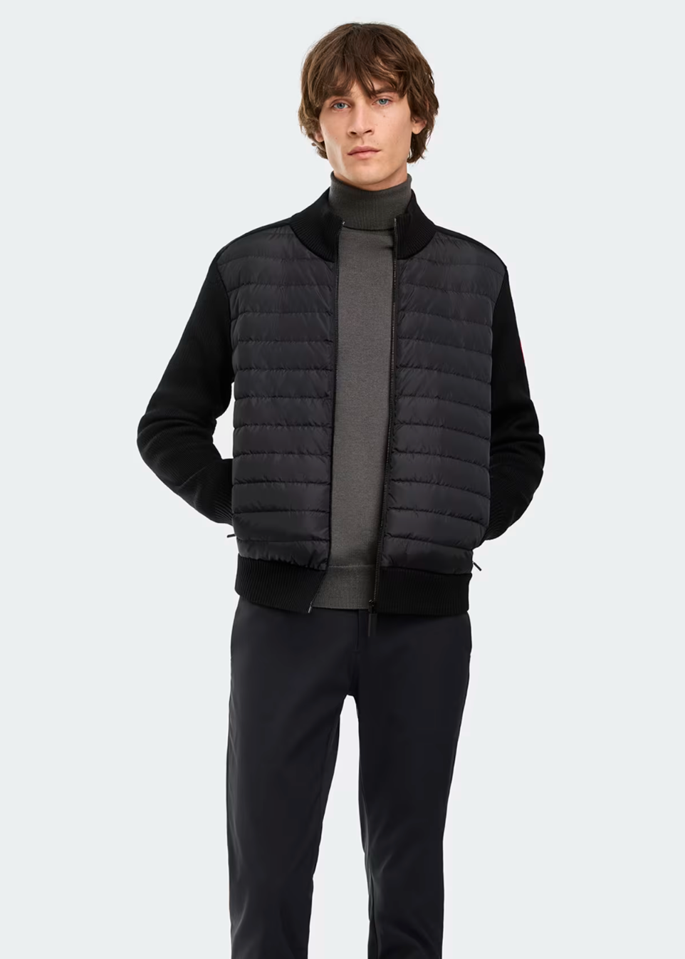 Canada Goose Men's HyBridge Knit Jacket - Black