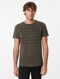 John Varvatos SWORD PIPING Tee in Teakwood