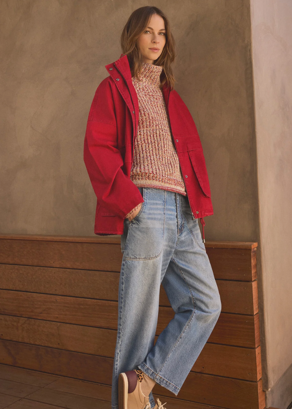Velvet Esmeralda High Twill Cotton Denim Pant in Indigo