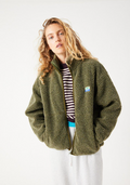 American Vintage HOKTOWN Fleece Jacket in Melange Varan