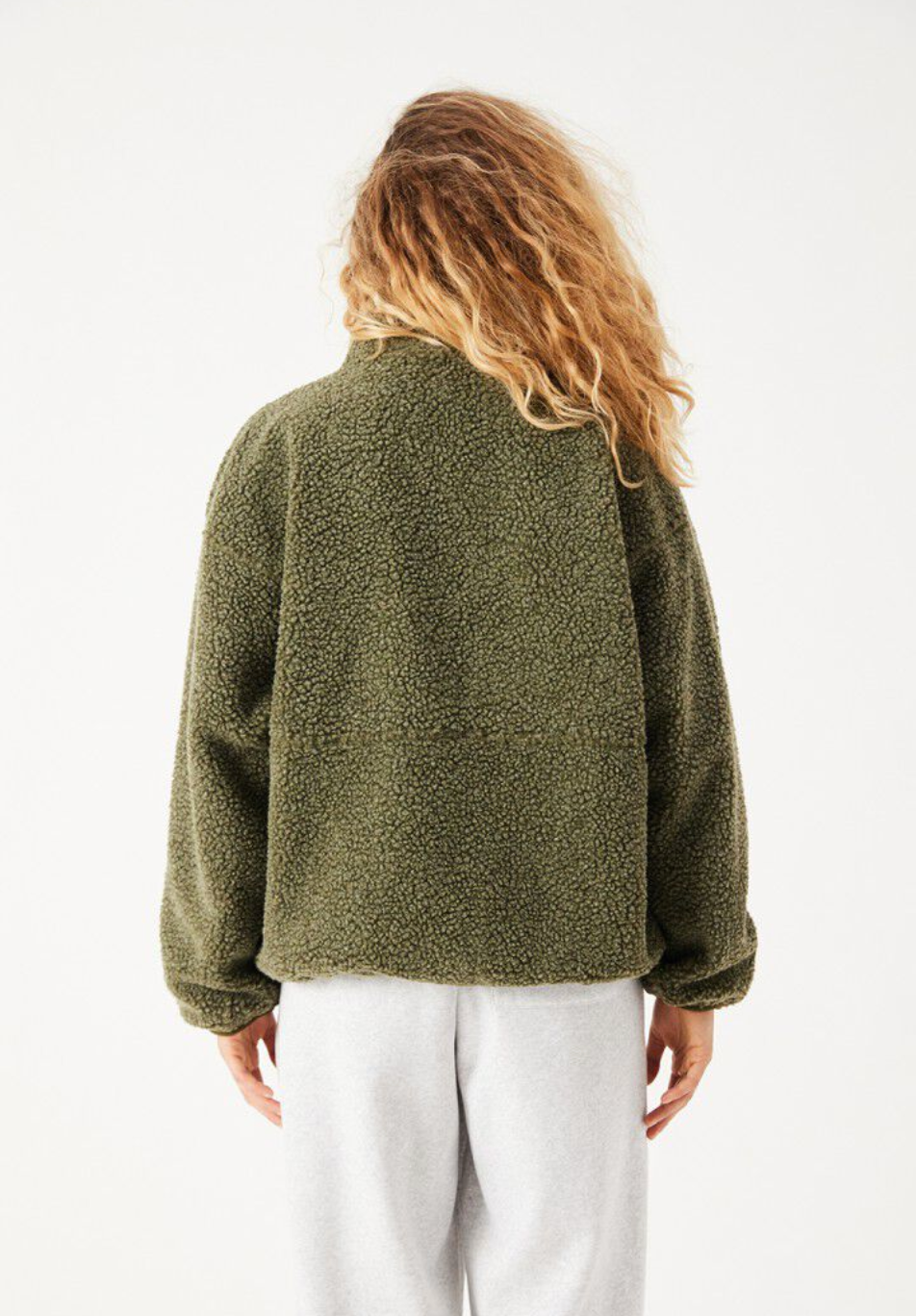 American Vintage HOKTOWN Fleece Jacket in Melange Varan