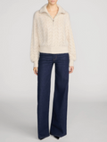 FRAME The Palace Hi Rise Wide Leg Jean in Rinse