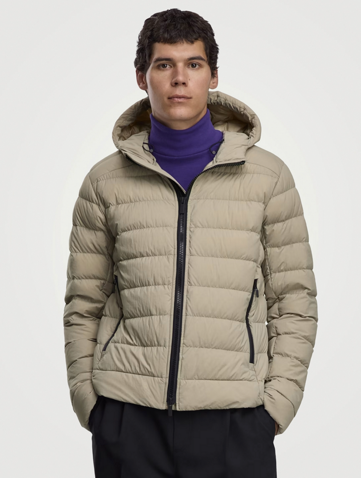 Canada Goose Men's Crofton Hoodie EnduraLuxe Black Label - Limestone
