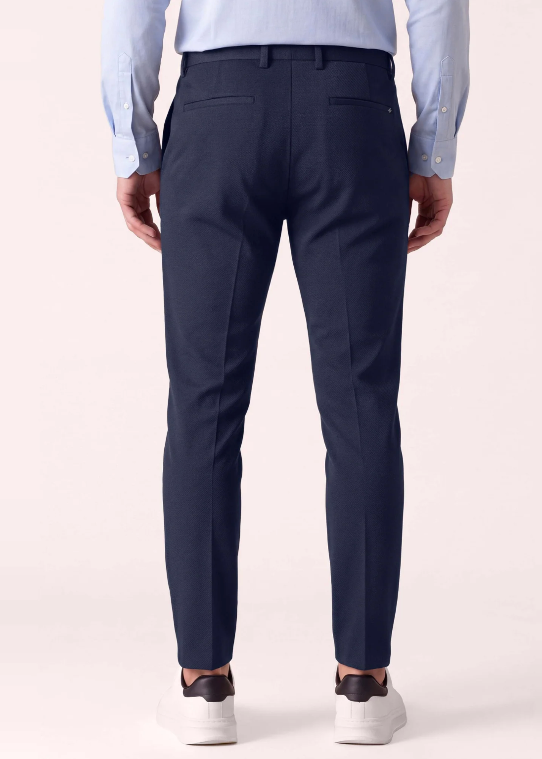 DEKE Mobile Flat Front Pant in Twilight Twill Jersey - Midnight