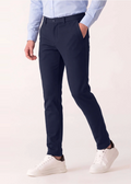 DEKE Mobile Flat Front Pant in Twilight Twill Jersey - Midnight