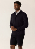 DEKE LS Getaway Shirt Jacket in Twilight Twill Jersey - Black