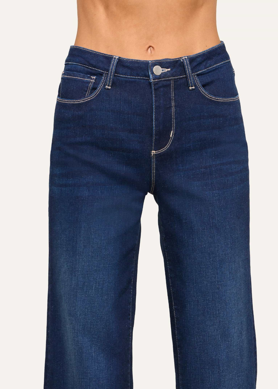 L'AGENCE Scottie Hi Rise Wide Leg jean in Robles
