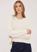 Gentle Fawn Anouk Crew Neck Sweater in Cream