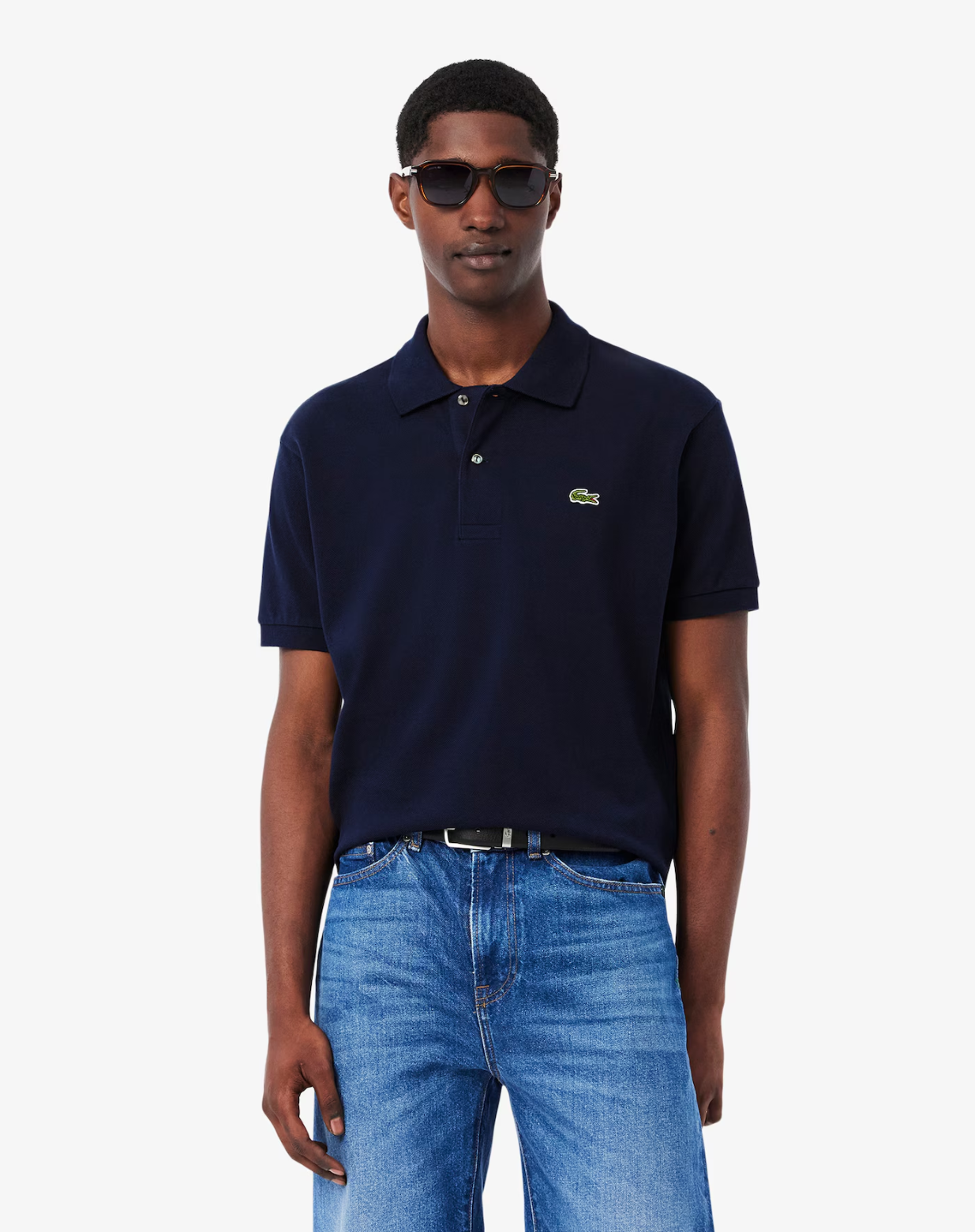 Lacoste L1212 Classic Fit Polo - Navy