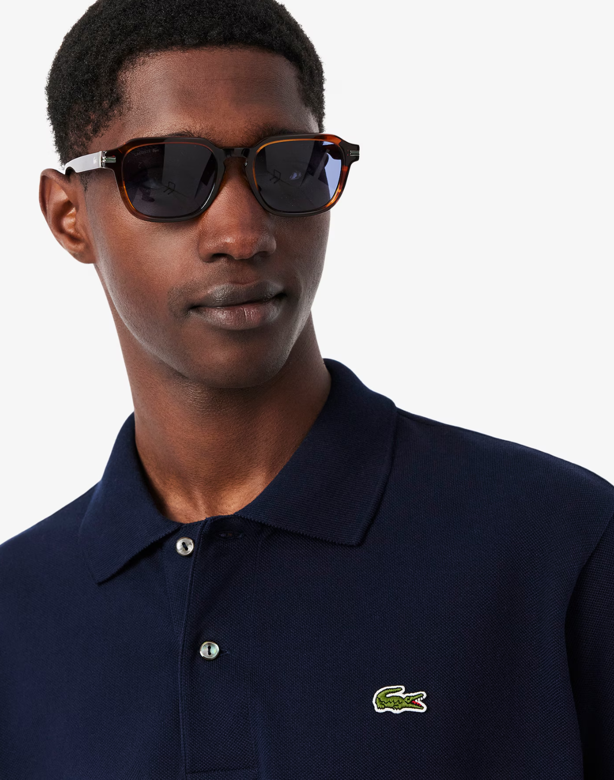 Lacoste L1212 Classic Fit Polo - Navy