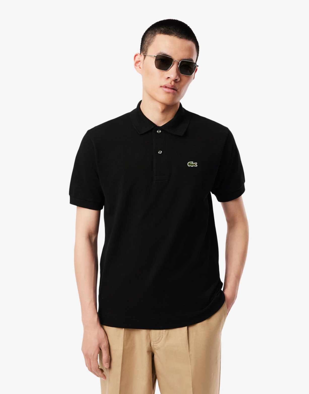 Lacoste L1212 Classic Fit Polo - Black