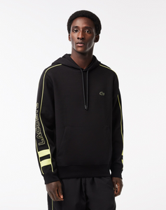 Lacoste Contrast Details Hoodie - Black/Yellow