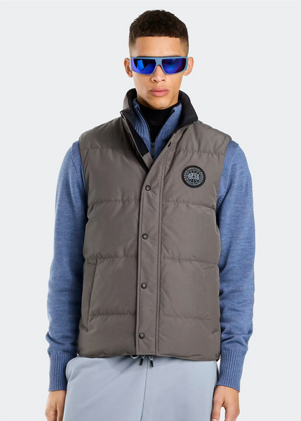 Canada Goose Men's Garson Vest Black Label - Coastal Grey