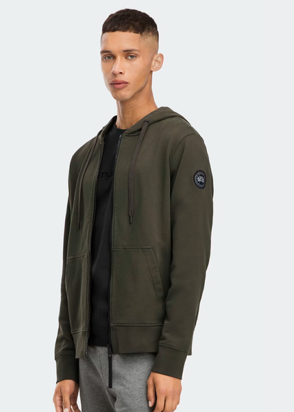 Canada Goose Men's Huron Full Zip Hoody Black Label -  Volcano