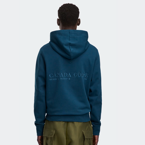 Canada Goose Men's Huron Hoody Embroidered - Guard Blue