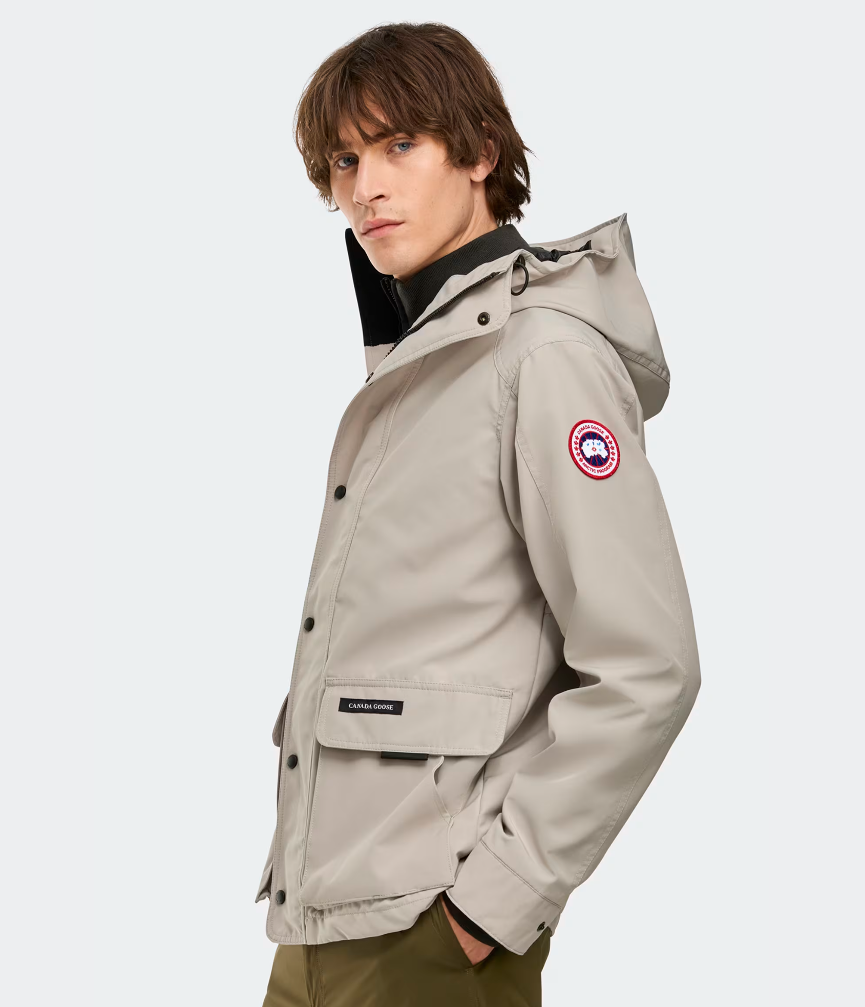 Canada Goose Men's Lockeport Jacket - Limestone – manhattan casuals Canada Goose Men's Lockeport Jacket - Limestone – manhattan casuals