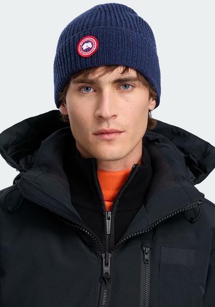 Canada Goose Unisex Arctic Disc Rib Toque - Navy Heather
