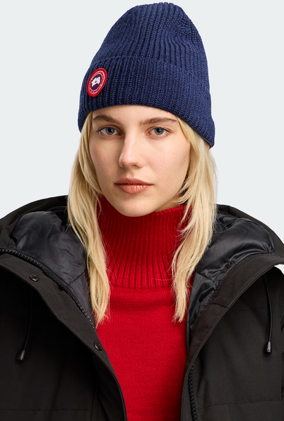 Canada Goose Unisex Arctic Disc Rib Toque - Navy Heather