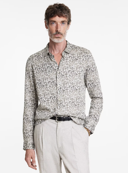 John Varvatos ROSS Shirt - Grey Mist