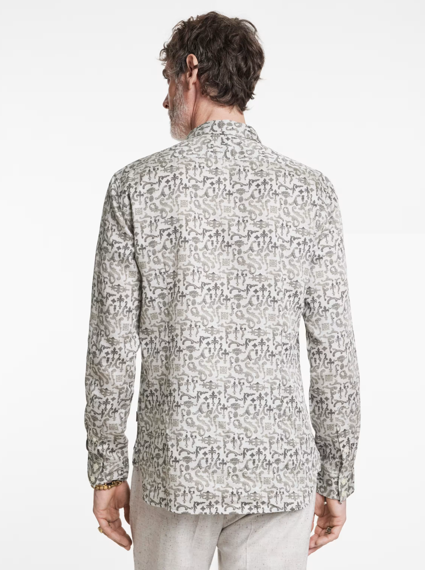 John Varvatos ROSS Shirt - Grey Mist