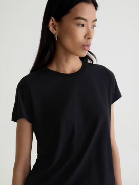 AG Zoie Essential S/S Tee in Black