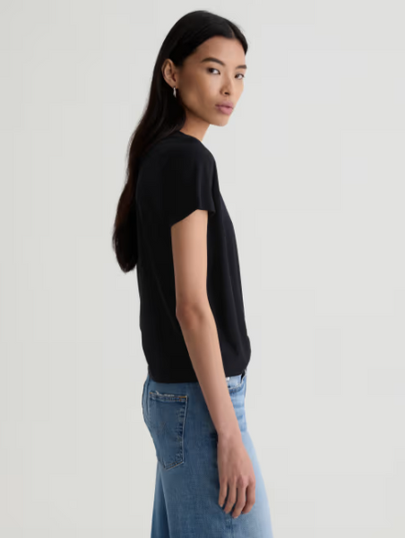 AG Zoie Essential S/S Tee in Black