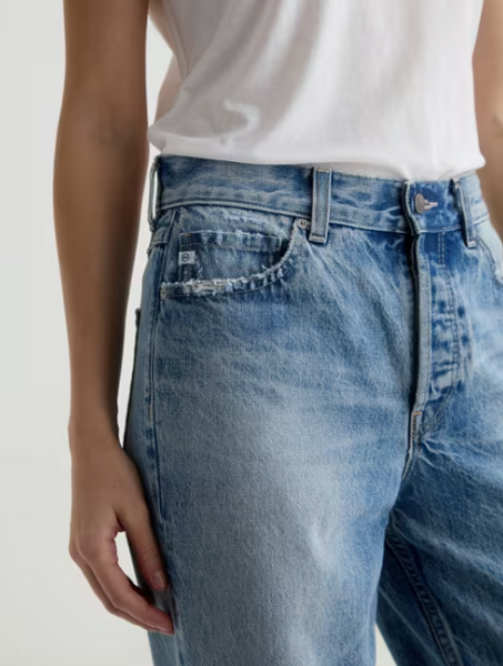 AG Billie High Rise Relaxed Straight Jean in Sierra Meadow