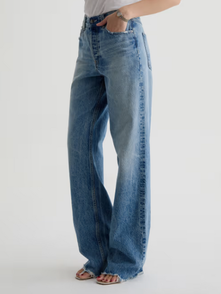 AG Billie High Rise Relaxed Straight Jean in Sierra Meadow