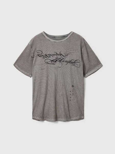 John Varvatos MANIFESTO Crew Tee - Coal
